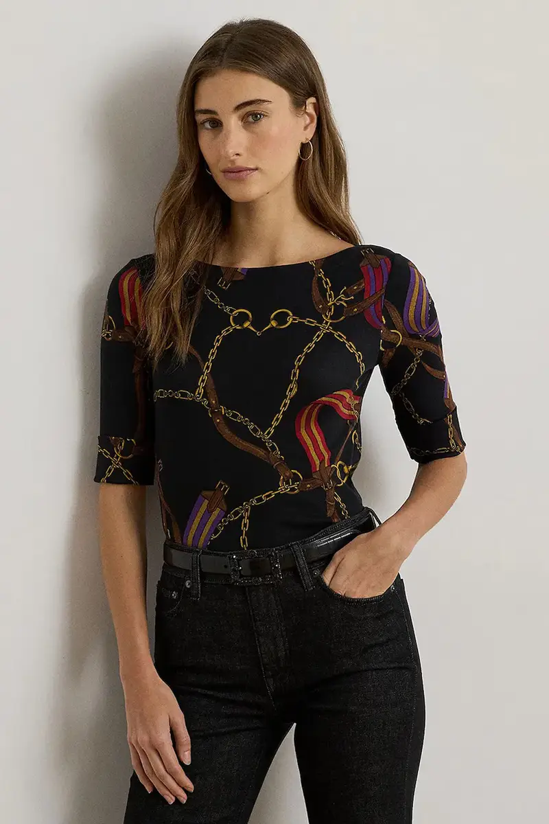Lauren Ralph Lauren T-shirt Donna Nero 3649366