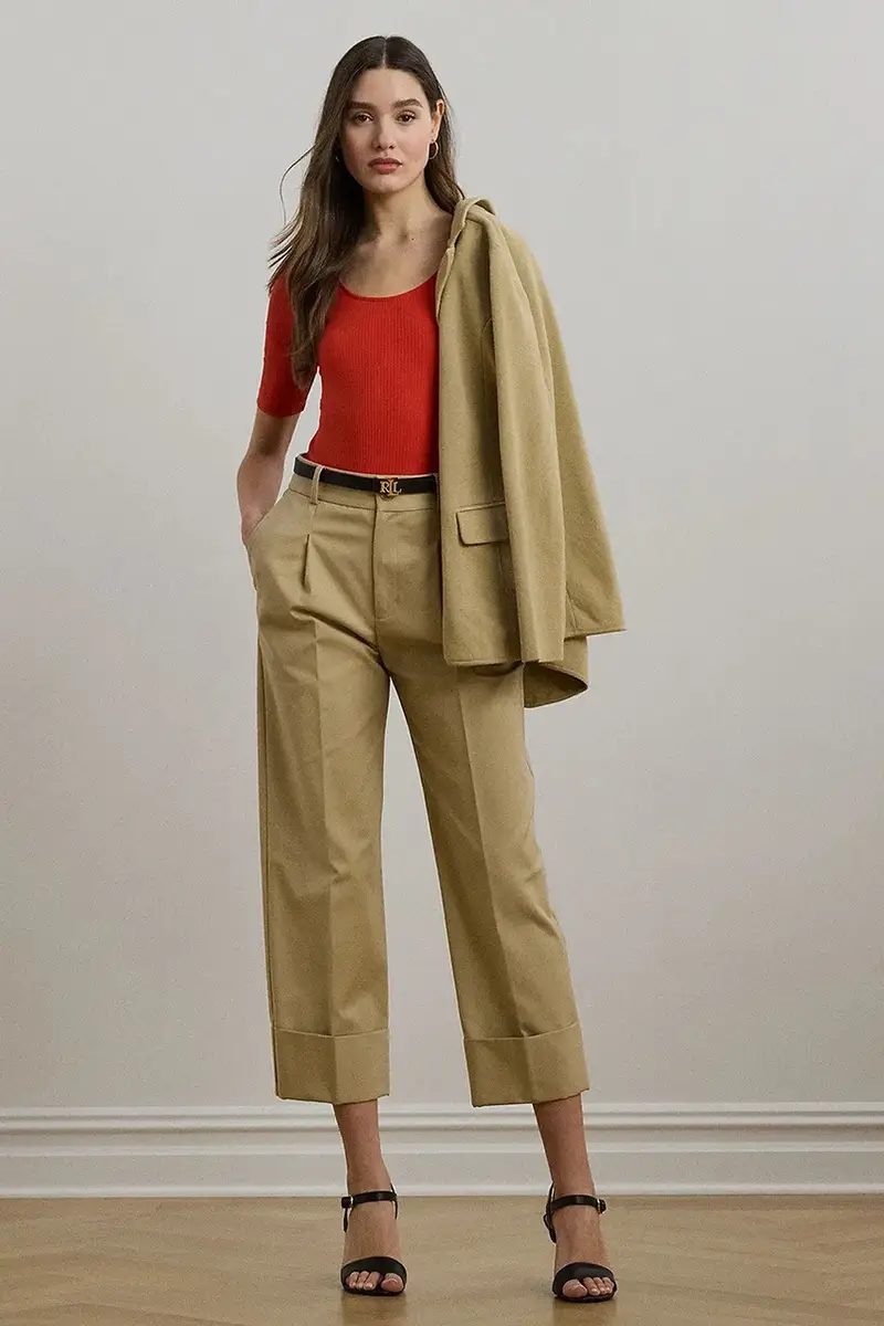 Lauren Ralph Lauren T-shirt Donna Rosso 3667076 miniatura 3