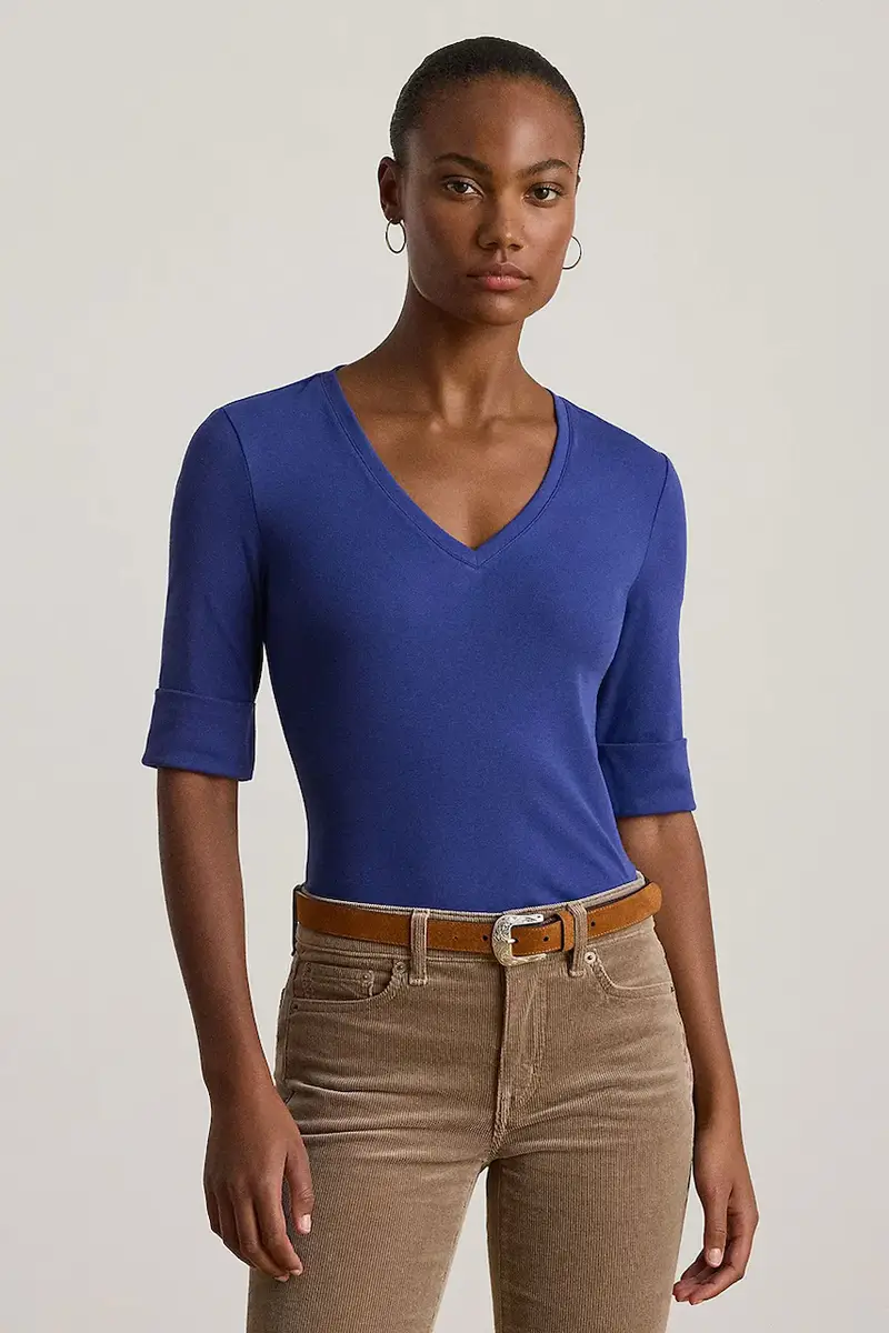 Lauren Ralph Lauren T-shirt Donna Blu 3580522