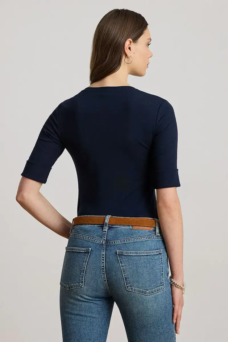 Lauren Ralph Lauren T-shirt Donna Bianco 3591775 miniatura 2