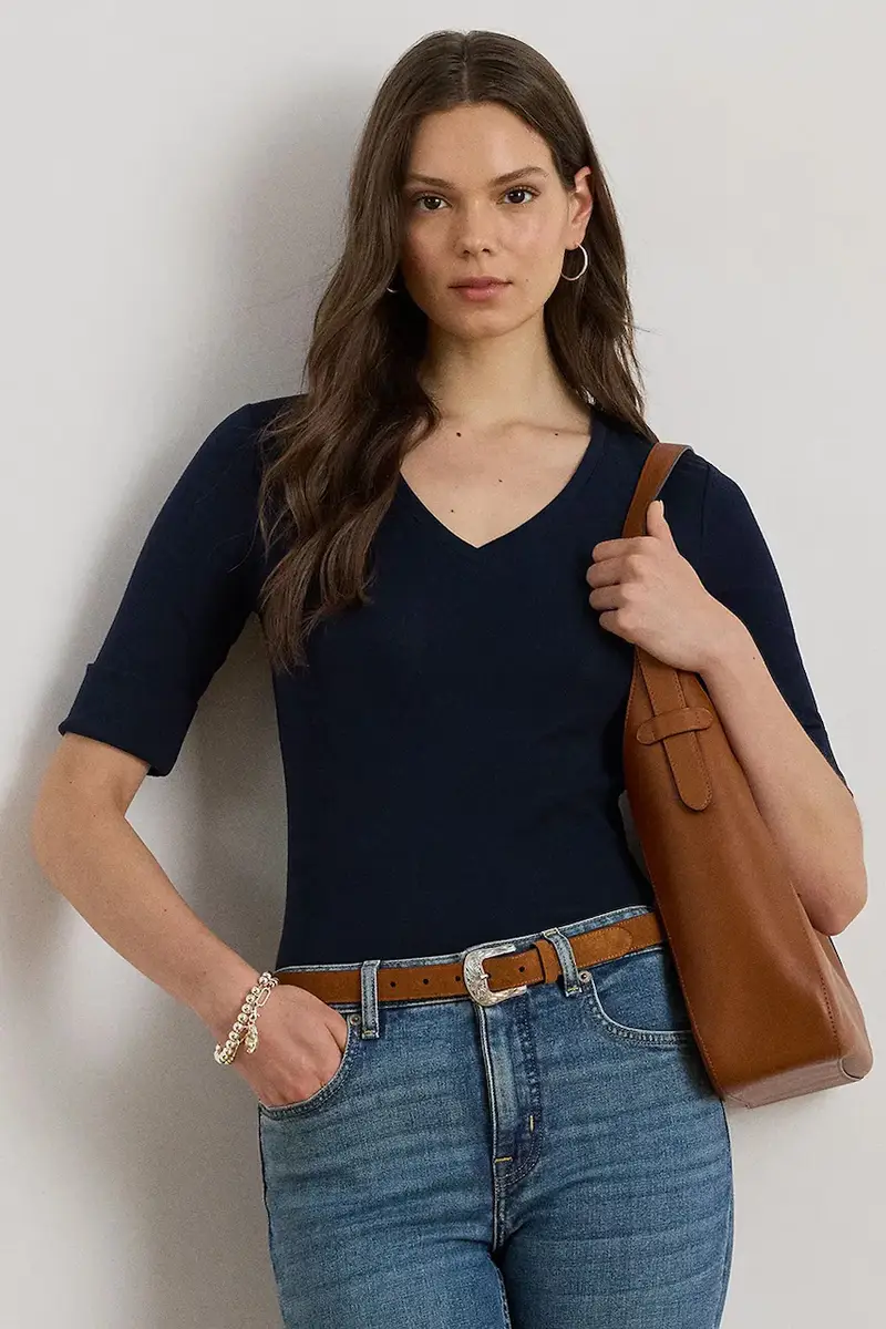 Lauren Ralph Lauren T-shirt Donna Blu 3591775