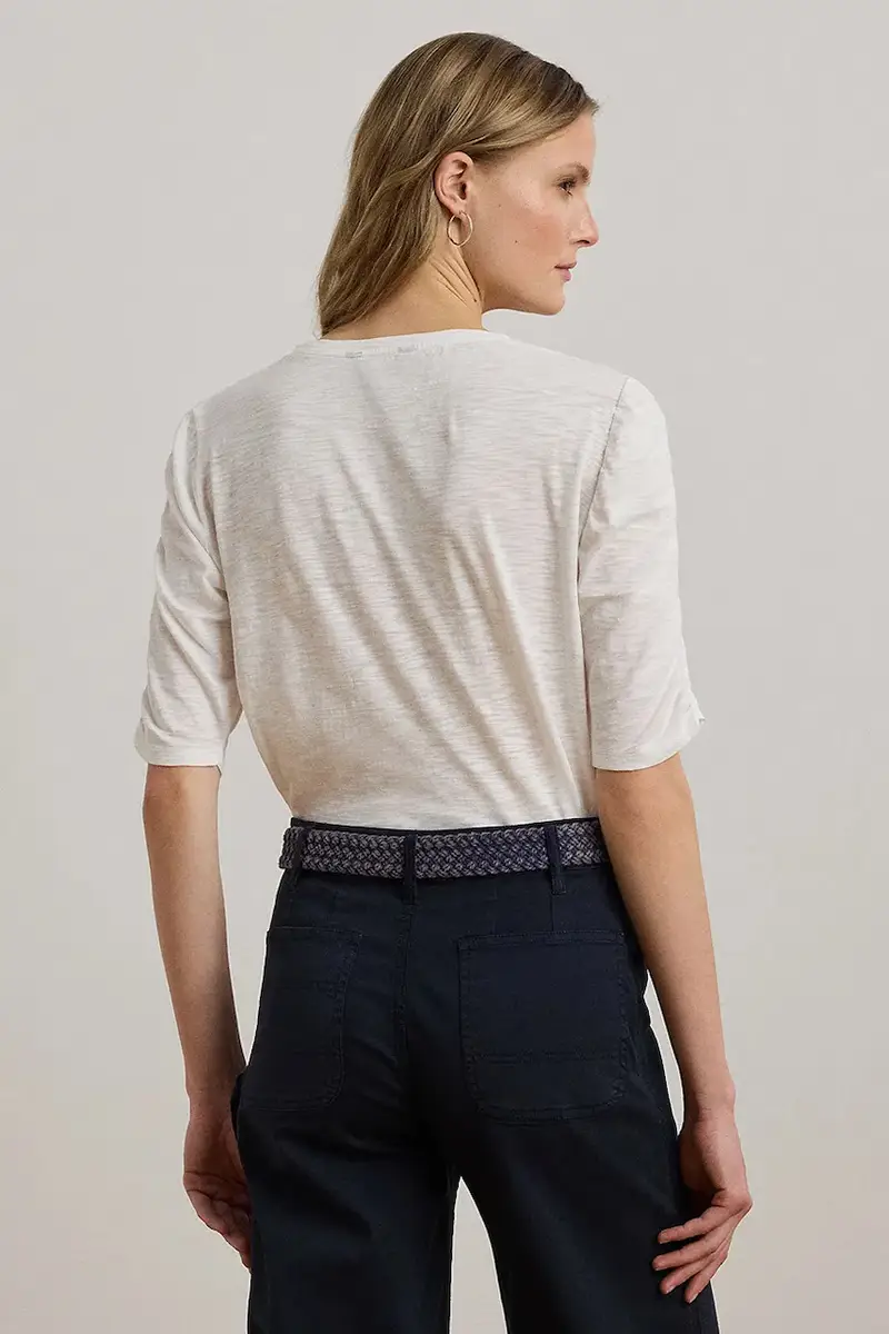 Lauren Ralph Lauren T-shirt Donna Bianco 3577318 miniatura 2