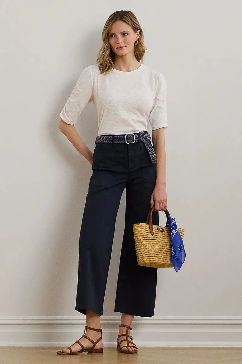 Lauren Ralph Lauren T-shirt Donna Bianco 3577318 miniatura 3