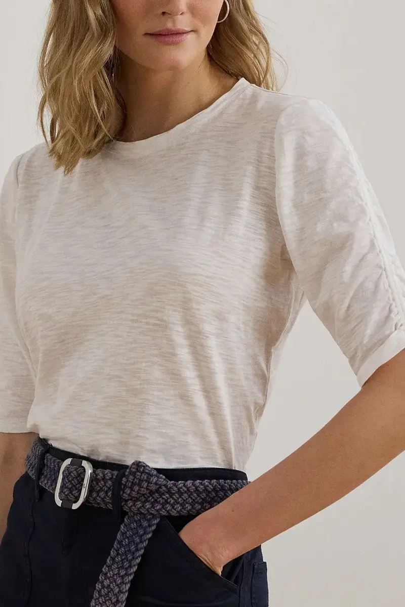 Lauren Ralph Lauren T-shirt Donna Bianco 3577318 miniatura 4