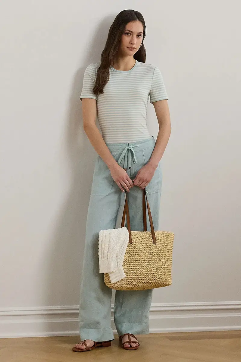 Lauren Ralph Lauren T-shirt Donna Blu 3580435 miniatura 3