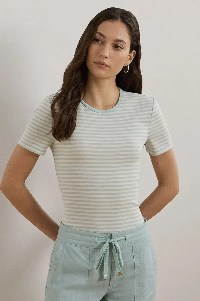 Lauren Ralph Lauren T-shirt Donna Blu 3580435