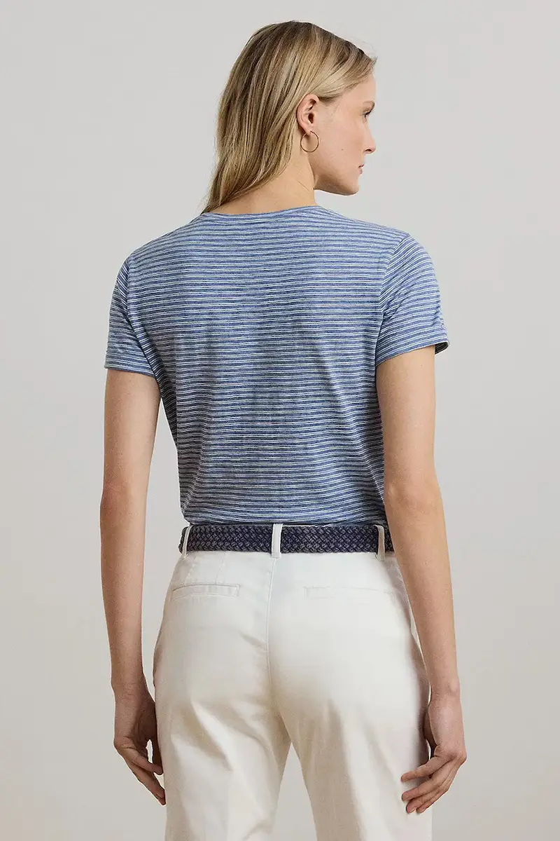 Lauren Ralph Lauren T-shirt Donna Blu 3580659 miniatura 2