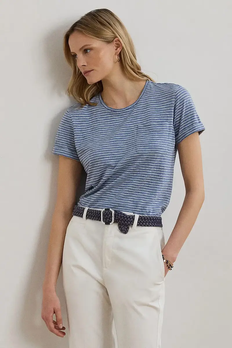 Lauren Ralph Lauren T-shirt Donna Blu 3580659