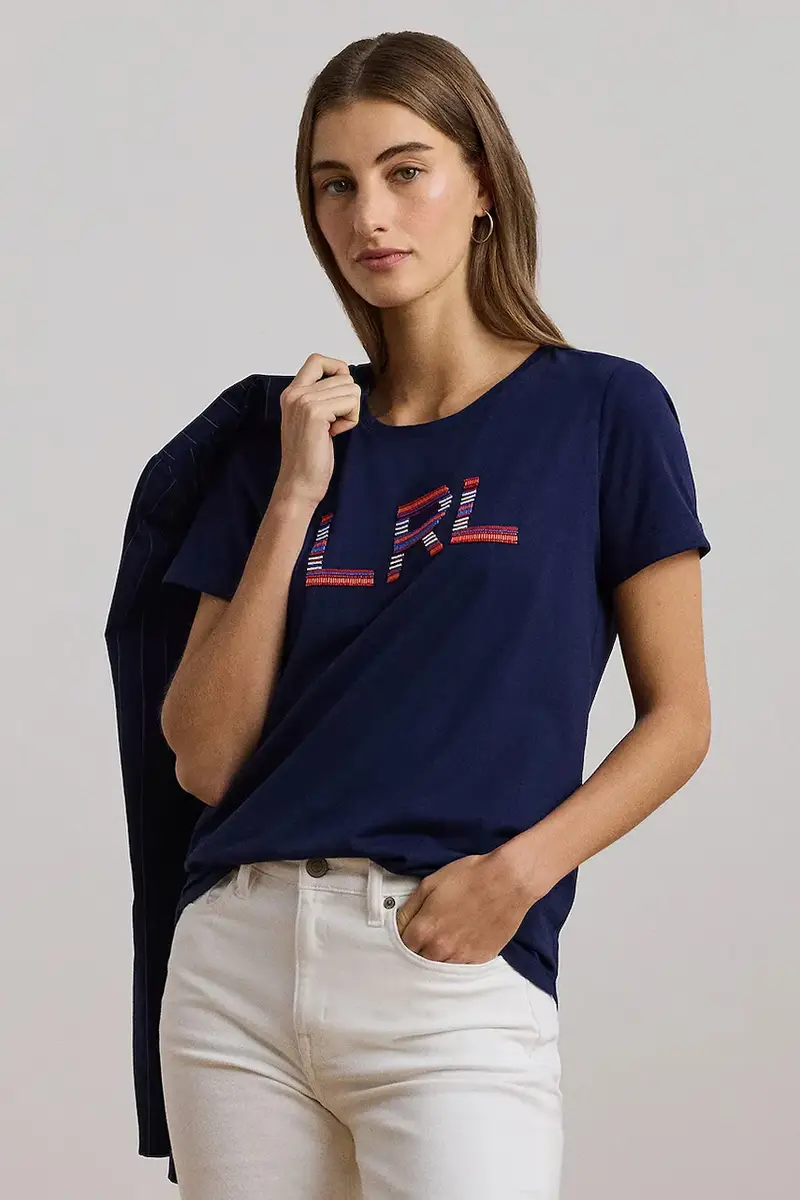 Lauren Ralph Lauren T-shirt Donna Blu 3133503