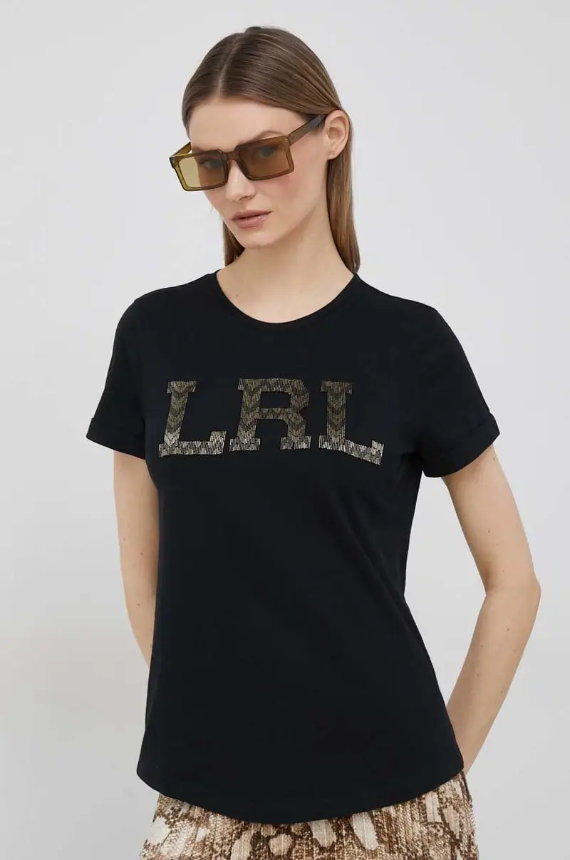 Lauren Ralph Lauren T-shirt Nero 2228593