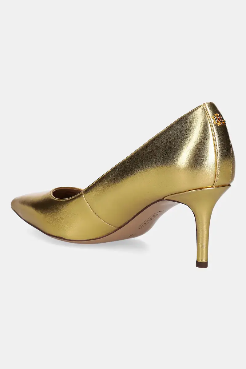 tacchi in pelle Lanette colore oro 802978205001 miniatura 3