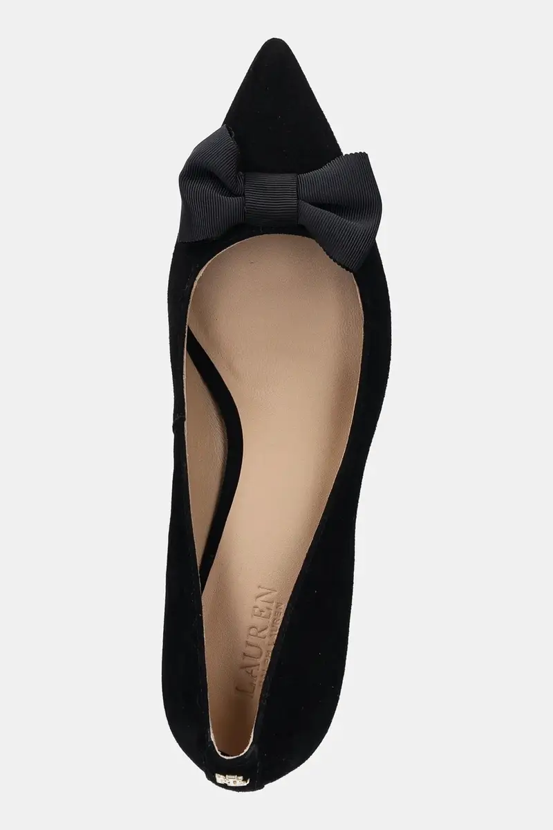 tacchi in pelle scamosciata Adrienne Bow colore nero 802980116001 miniatura 4