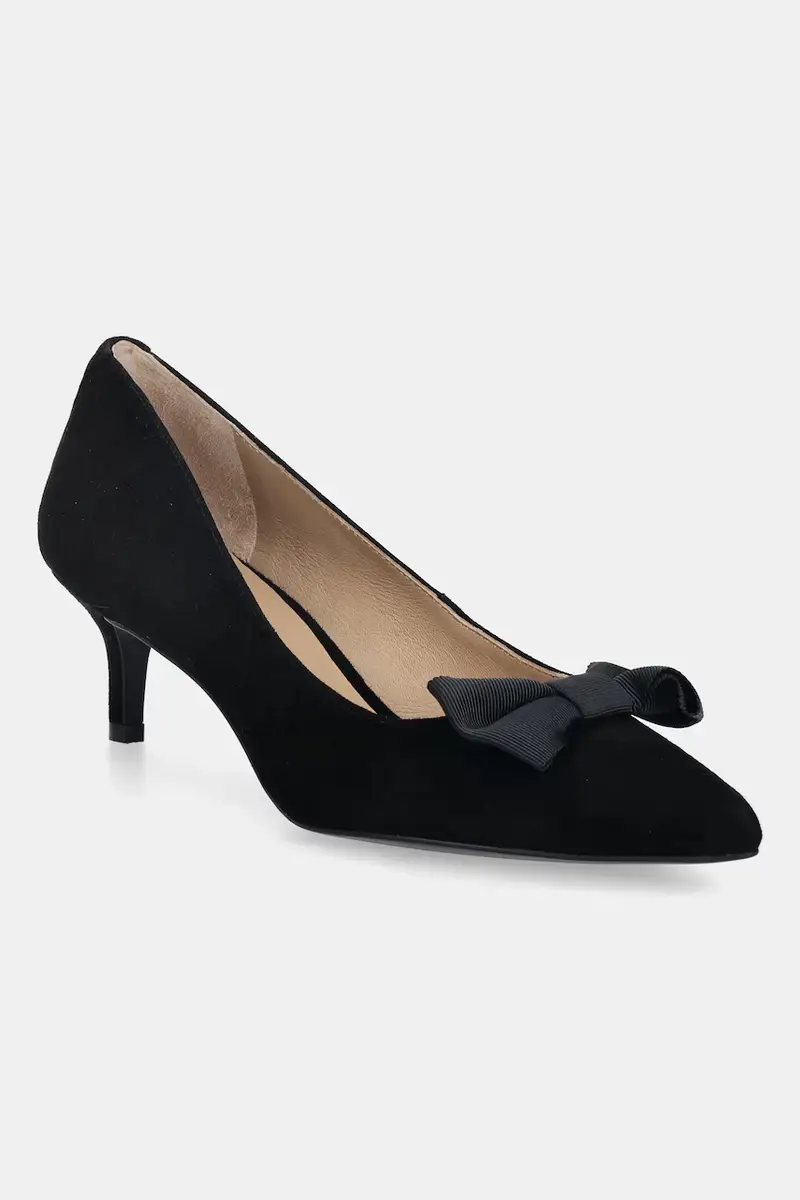 tacchi in pelle scamosciata Adrienne Bow colore nero 802980116001