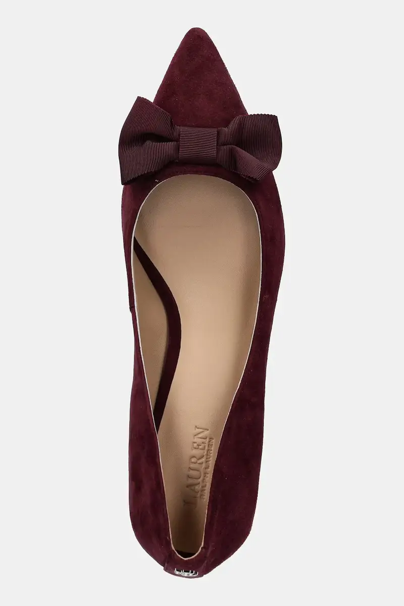 tacchi in pelle scamosciata Adrienne Bow colore violetto 802980116003 miniatura 4