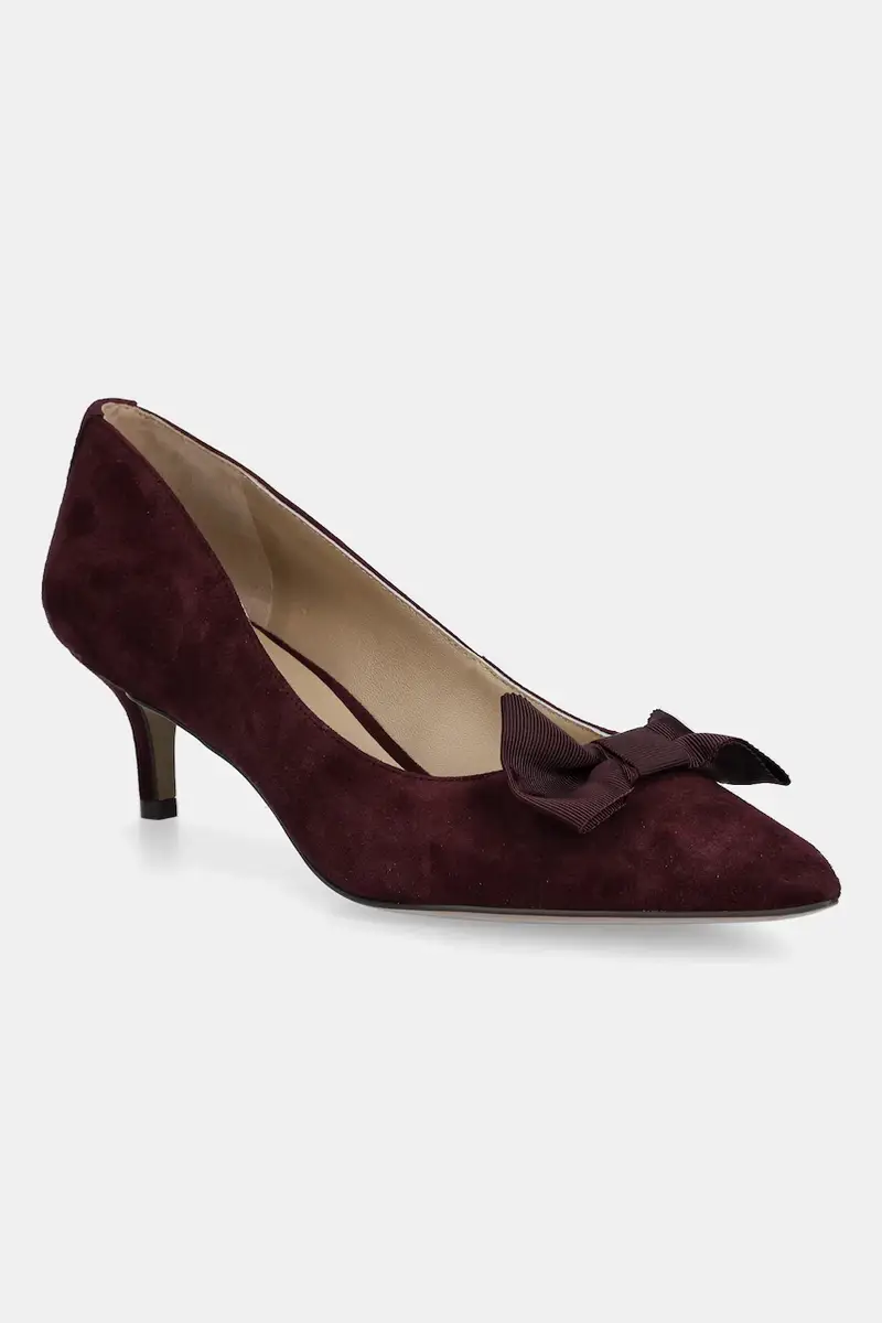 tacchi in pelle scamosciata Adrienne Bow colore violetto 802980116003