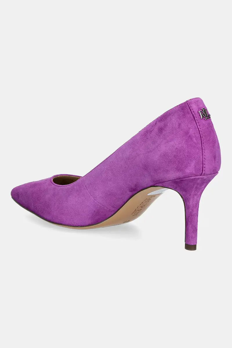 tacchi in pelle scamosciata Lanette colore violetto 802962173004 miniatura 3