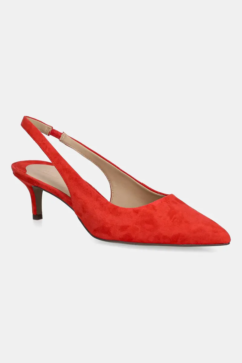 tacchi in pelle scamosciata Lolah II colore rosso 802959263005