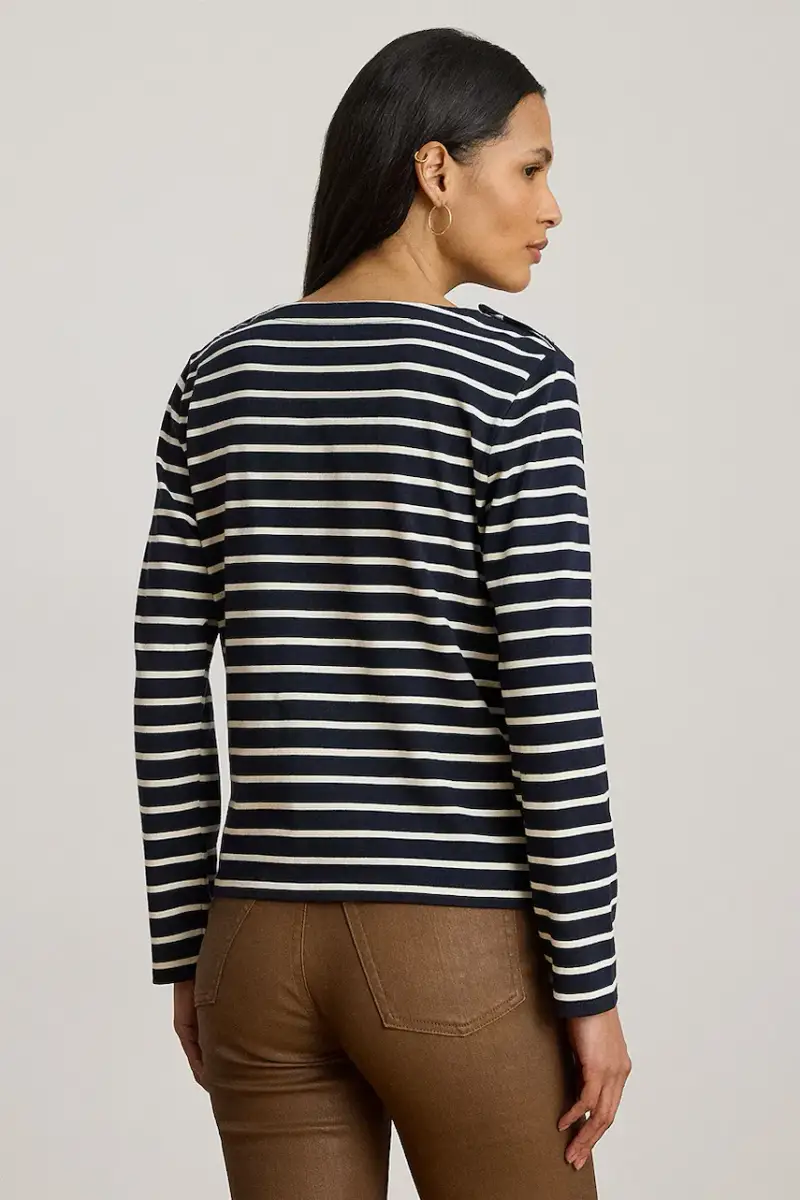 Lauren Ralph Lauren Top Donna Blu 3595712 miniatura 2