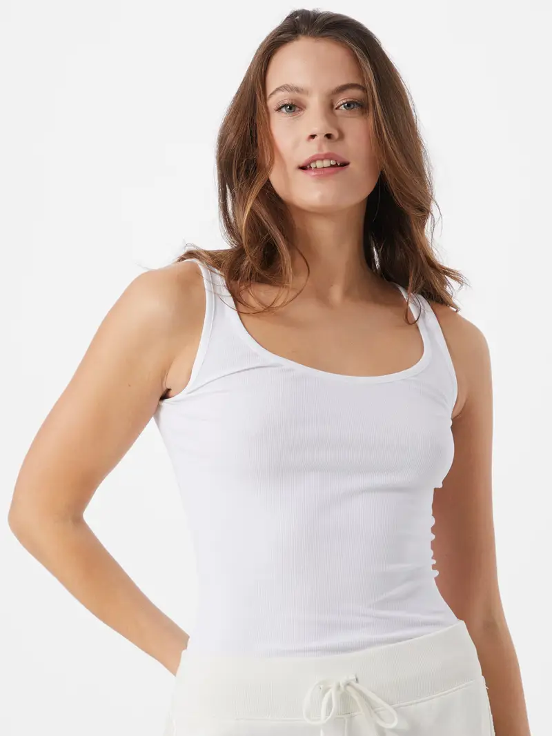 Lauren Ralph Lauren Top Bianco 3932773 miniatura 2