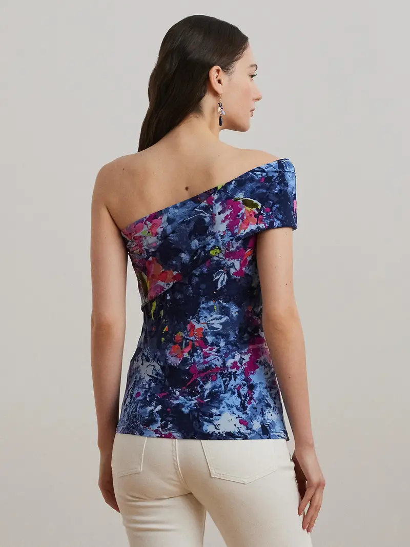 Top navy / blu chiaro / oliva / rosa miniatura 3