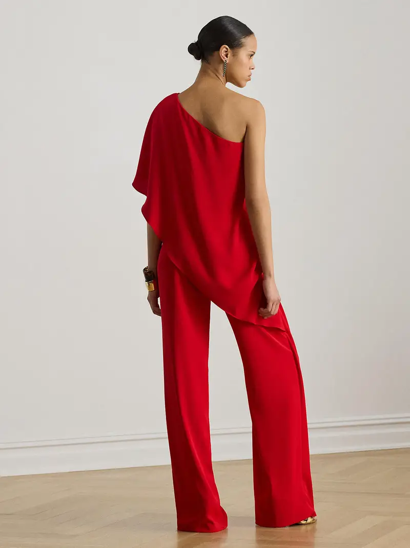 Tuta jumpsuit APRIL rosso miniatura 3