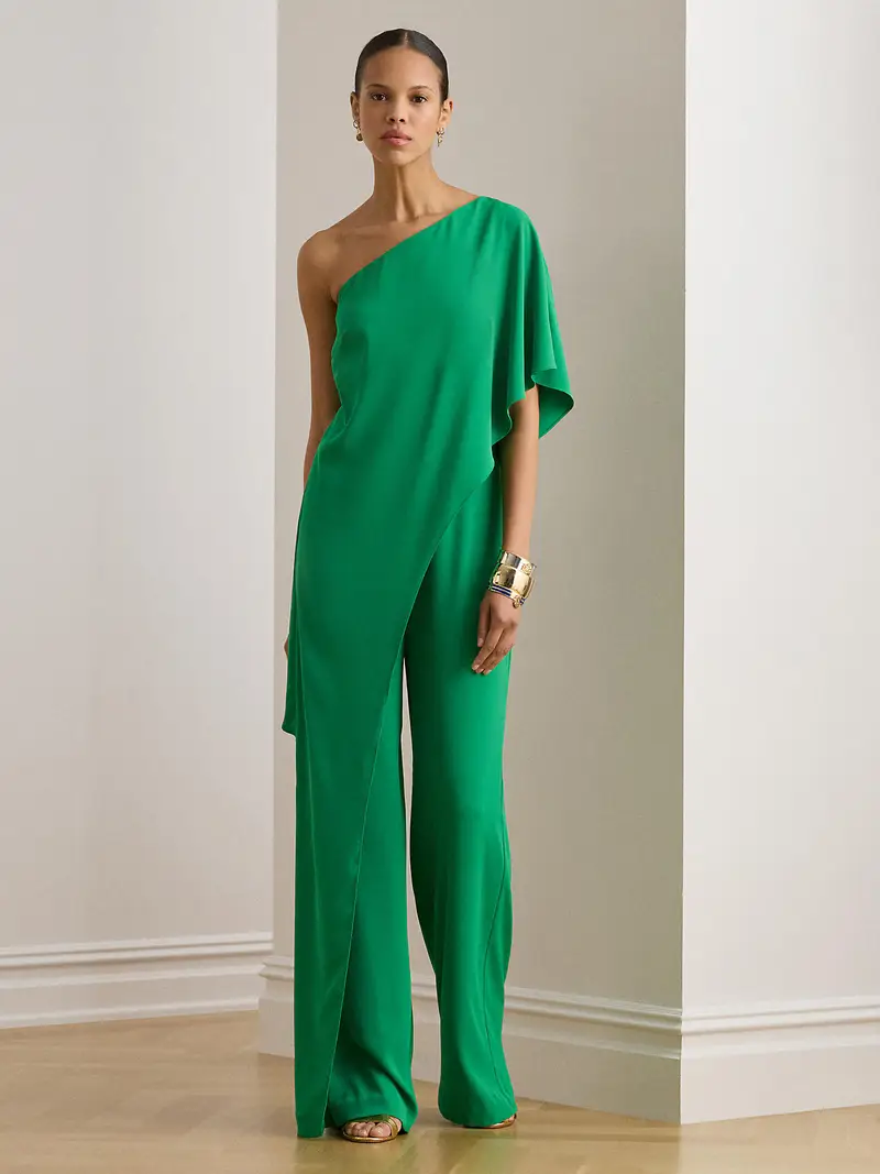 Tuta jumpsuit 'APRIL' verde miniatura 2