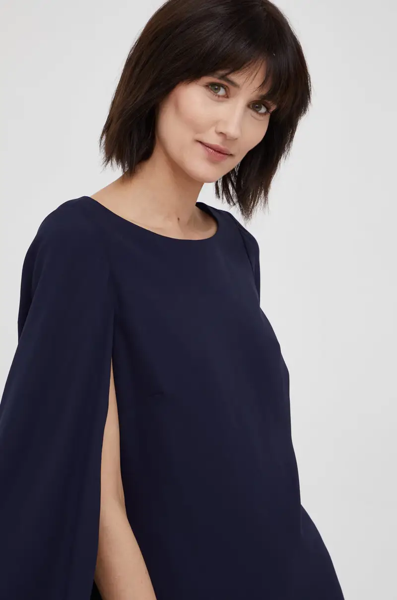 vestito Blu navy miniatura 5