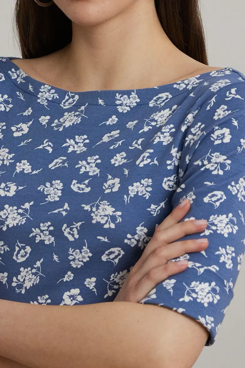 vestito in cotone colore blu 200976993 miniatura 4