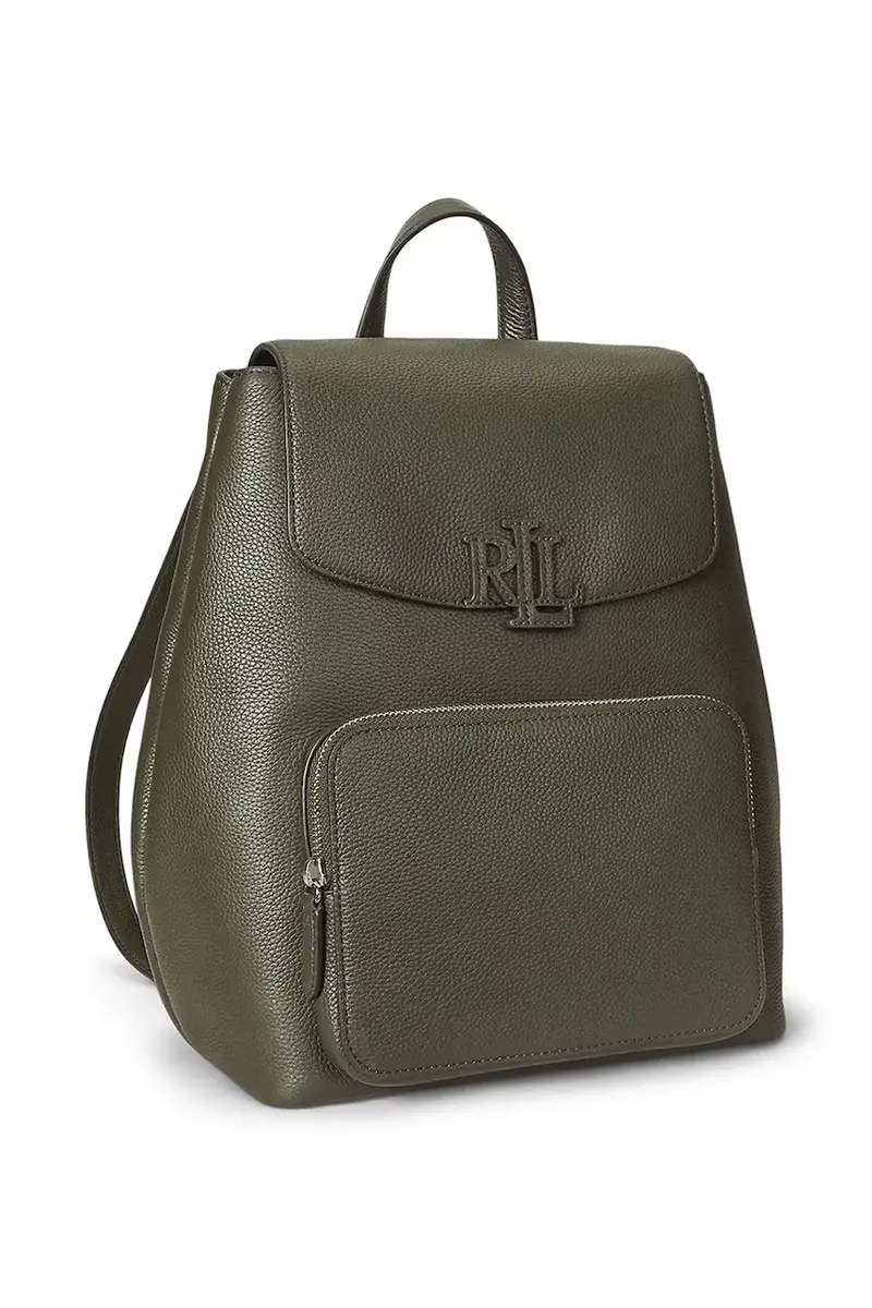 zaino in pelle donna colore verde 431969355 miniatura 2