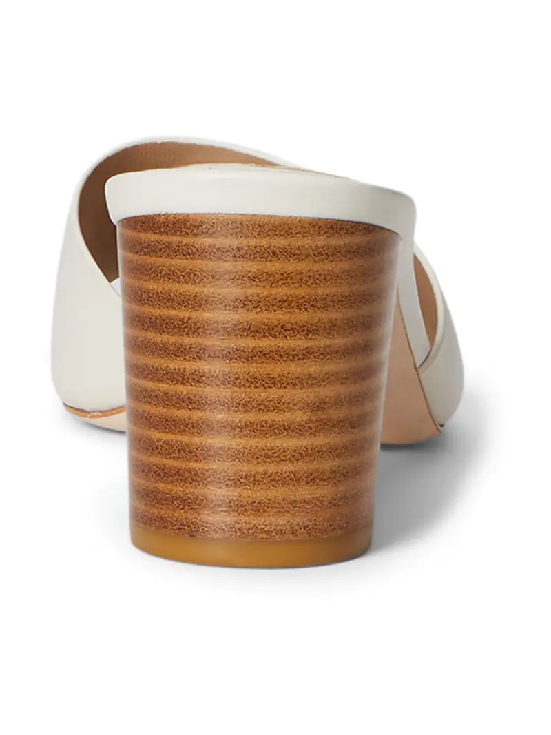 Zoccoletto 'EVERLEY' bianco miniatura 3