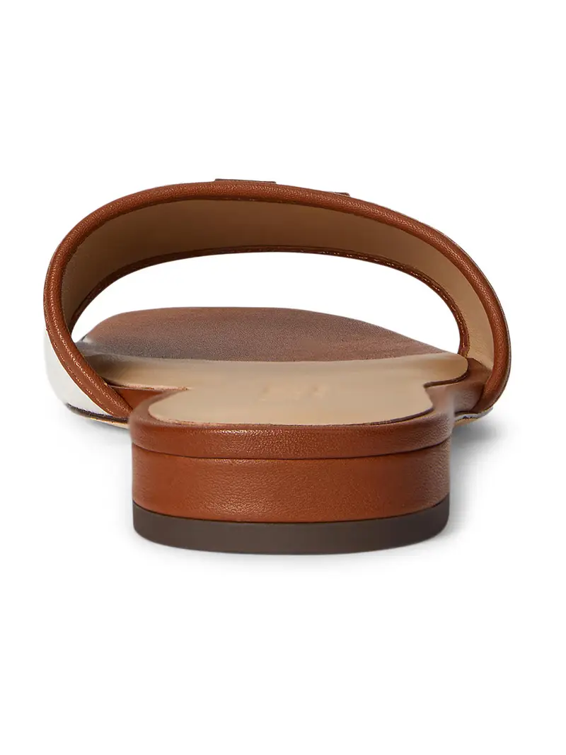 Zoccoletto 'EVERLEY' marrone / bianco miniatura 3