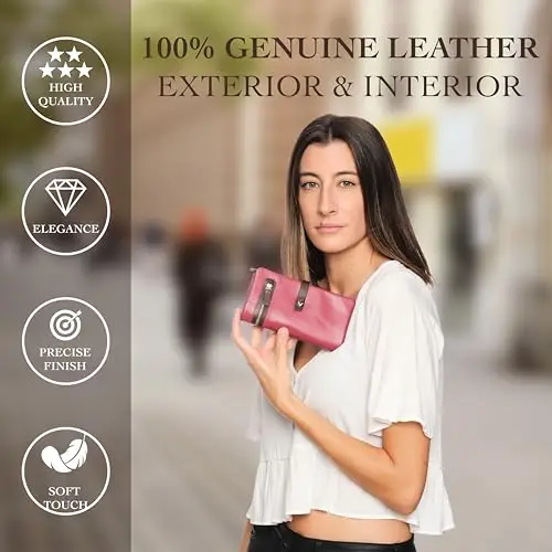 Lavalen Portamonete Donna Rosso 3143532 miniatura 2