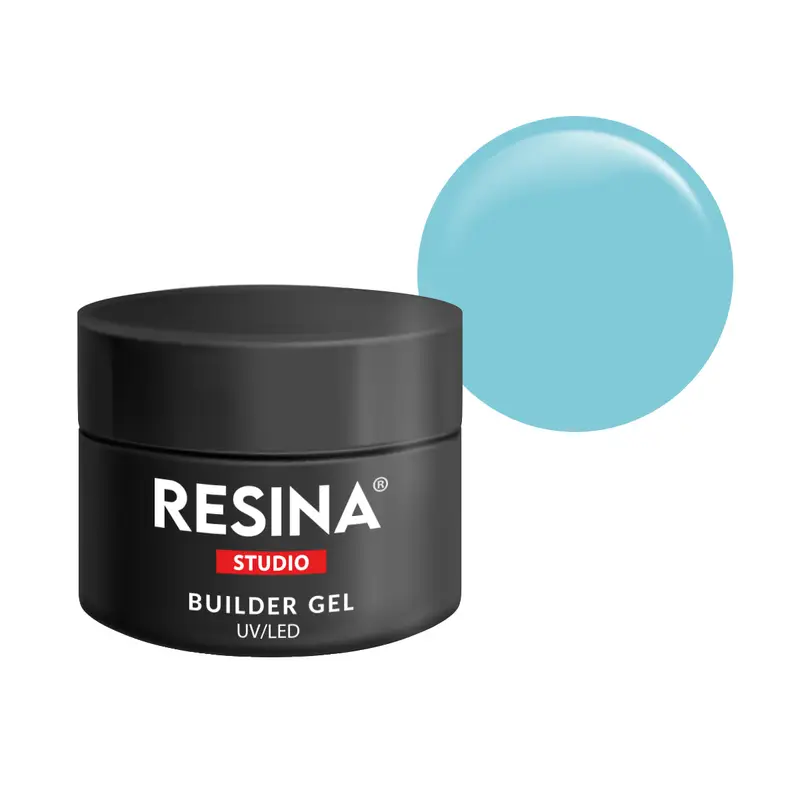 Builder Gel ricostruzione 15 ml - FROZEN BLUE (semitrasparente) LCI Resina Studio