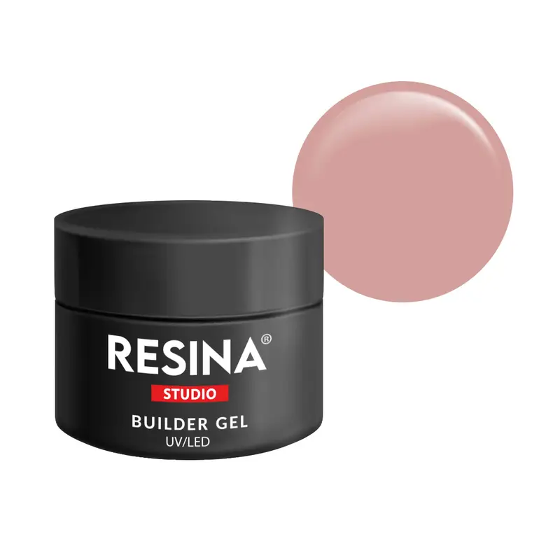 Builder Gel ricostruzione 15 ml - NUDE DARK Media densità LCI Resina Studio