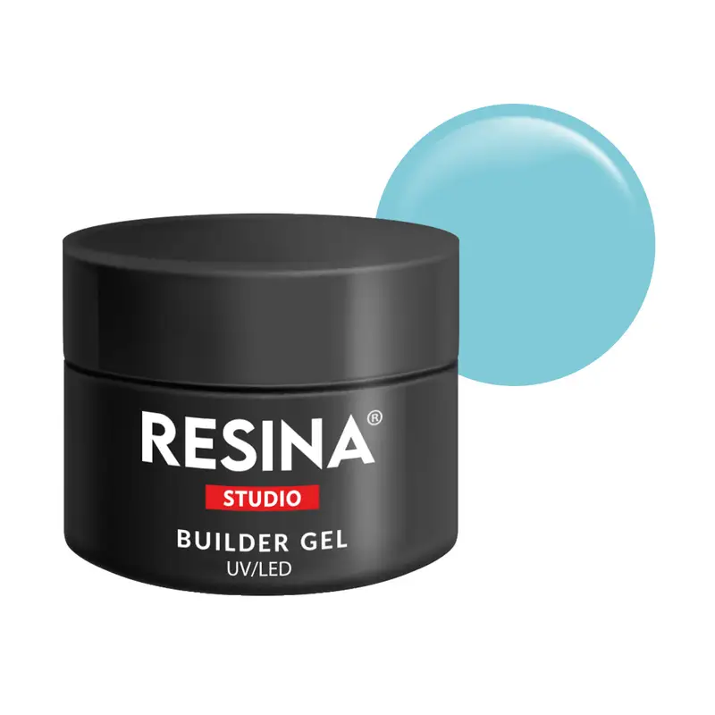 Builder Gel ricostruzione 50 ml - FROZEN BLUE (semitrasparente) LCI Resina Studio