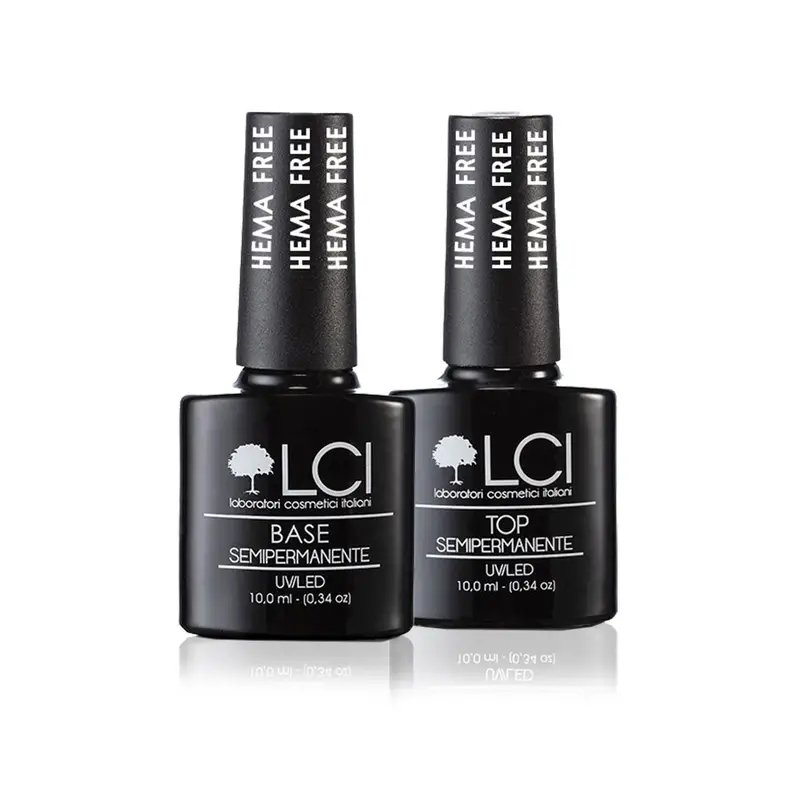 Combo Pack Hema Free LCI - Base Coat 10 ml + Top Coat 10 ml