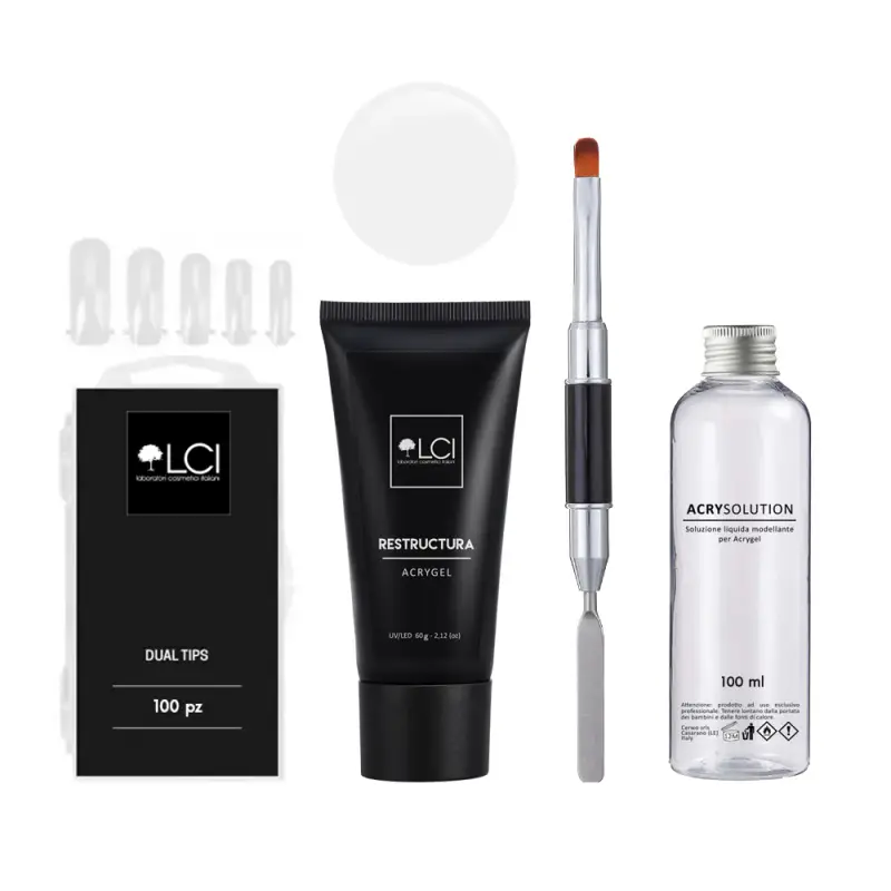 KIT ACRYGEL 60 ml - Trasparente LCI