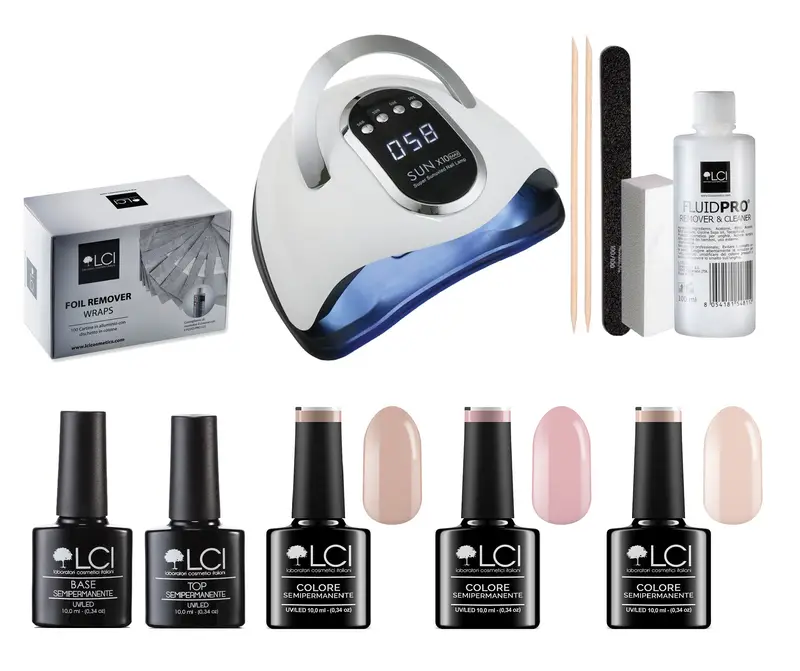 Kit Semipermanente LCI - 3 Colori - SKIN vers. X10 MAX
