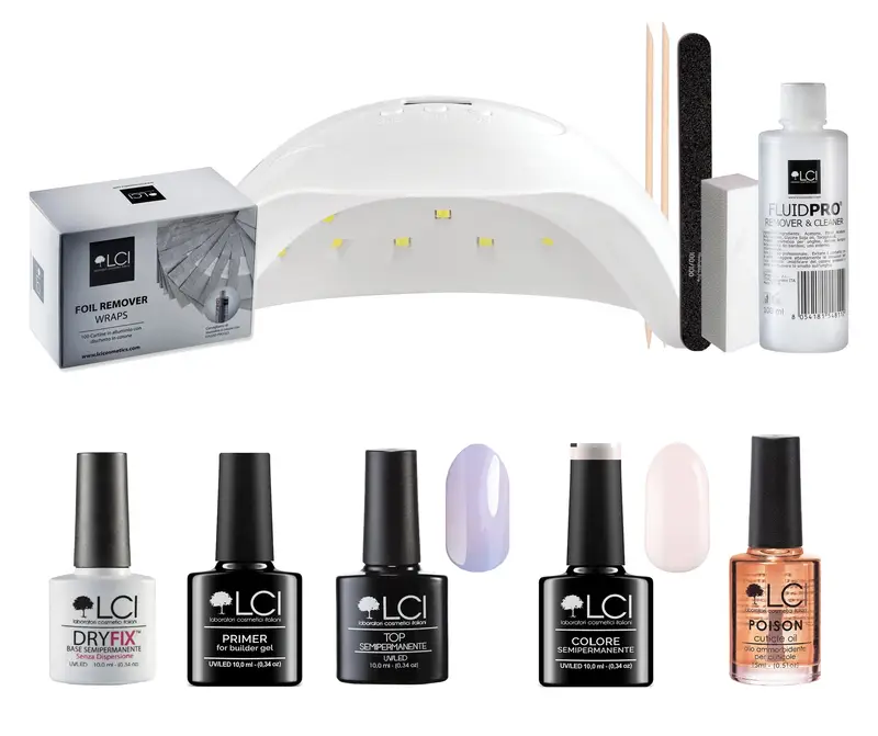 Kit Semipermanente Lip Gloss Effect LCI - Glossy White