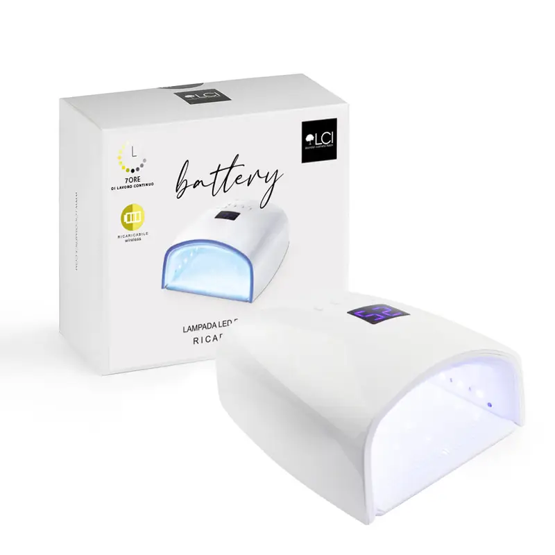 Lampada per unghie Portatile a Batteria LED - BATTERY 48w LCI