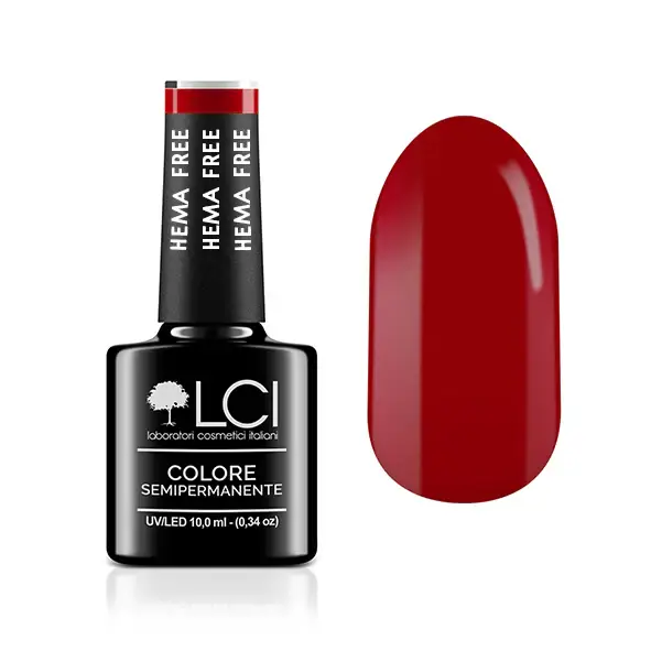 Smalto Semipermanente - Hema Free LCI - Rosso Chanel Dark