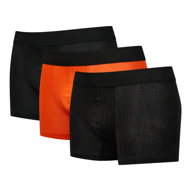 Trunk 3 Pack Unisex - Biancheria intima Nero - Algodón Black