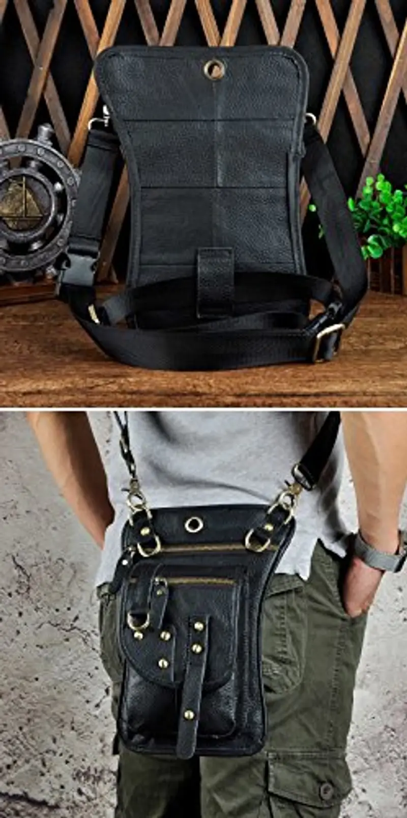 Le'aokuu Marsupio Uomo Nero 1917137 miniatura 3