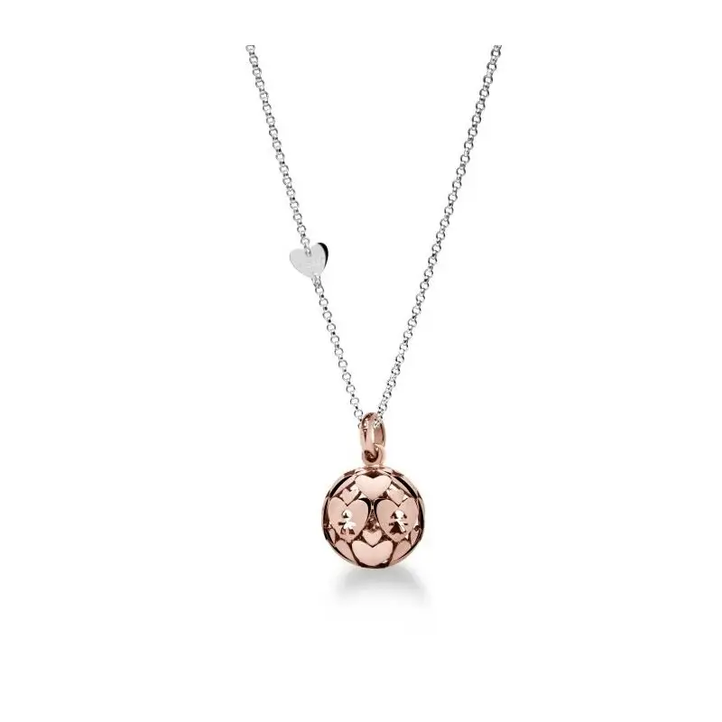 Collana Suonamore In Argento Placcato Oro Rosa - Le Bebe