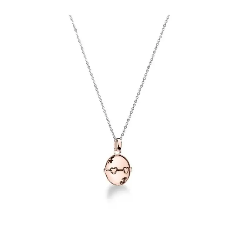 Collana Suonamore In Argento Placcato Oro Rosa - Le Bebe
