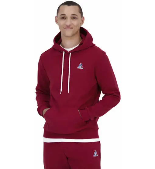 Felpa con cappuccio - uomo Red