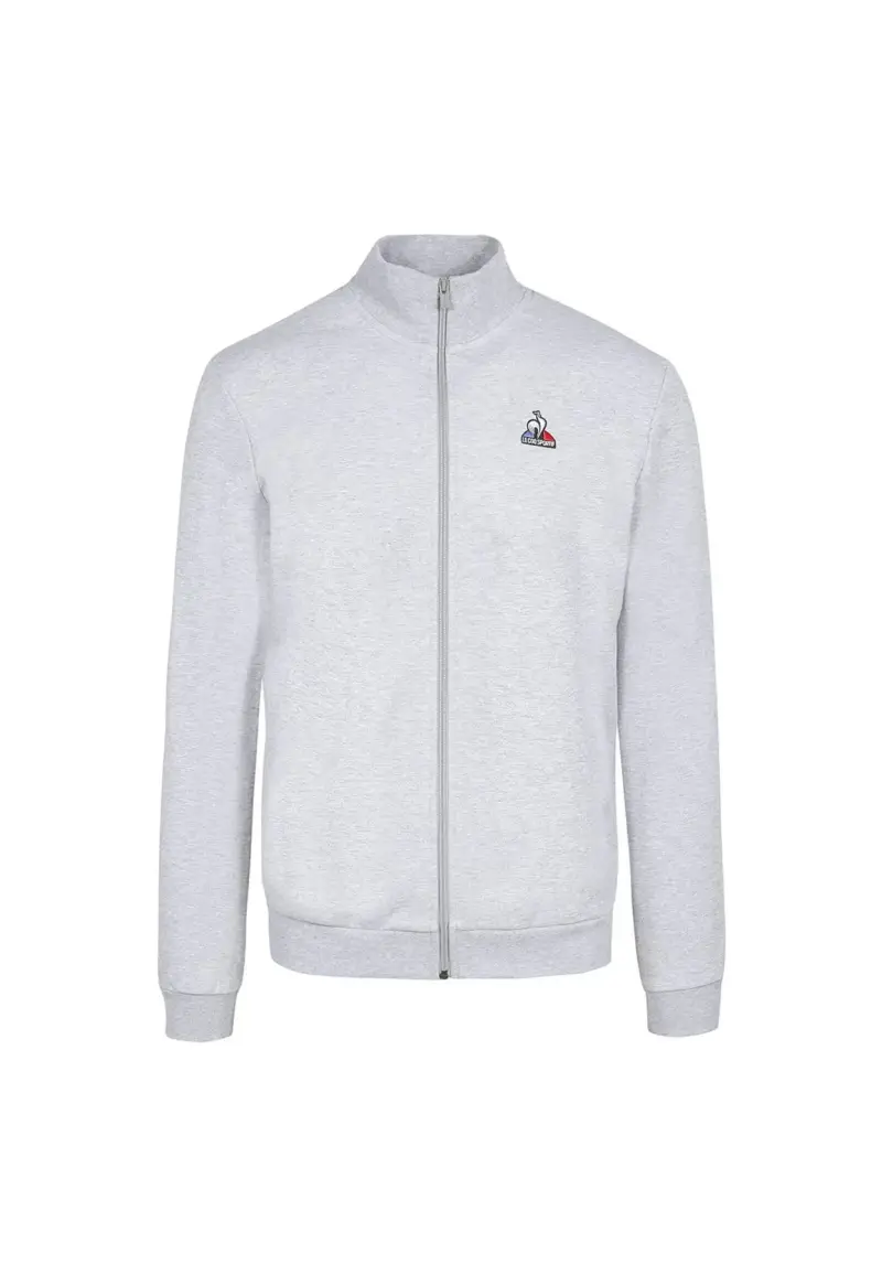 Felpa con zip essential grigio - S / Grigio