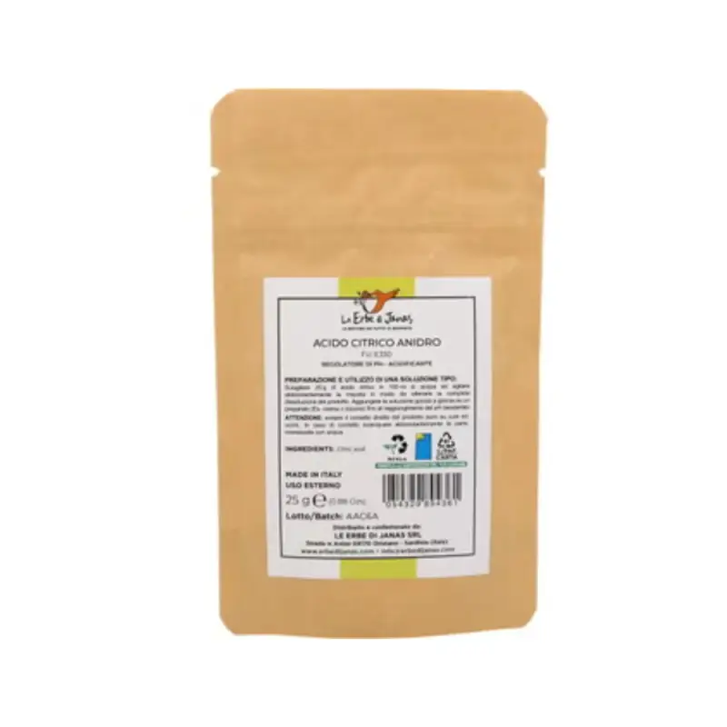 Acido Citrico Anidro, da 25 g