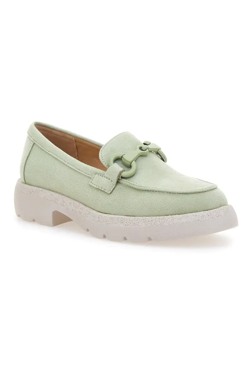 LE HAVRE PARIS Mocassini Verde 4053256 miniatura 2