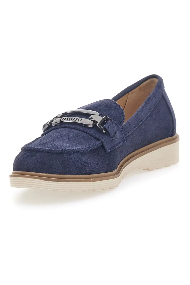 Mocassino Blu con Morsetto Le Havre Paris 526822 [NAVY] miniatura 3